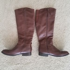 Tall Tan Boots